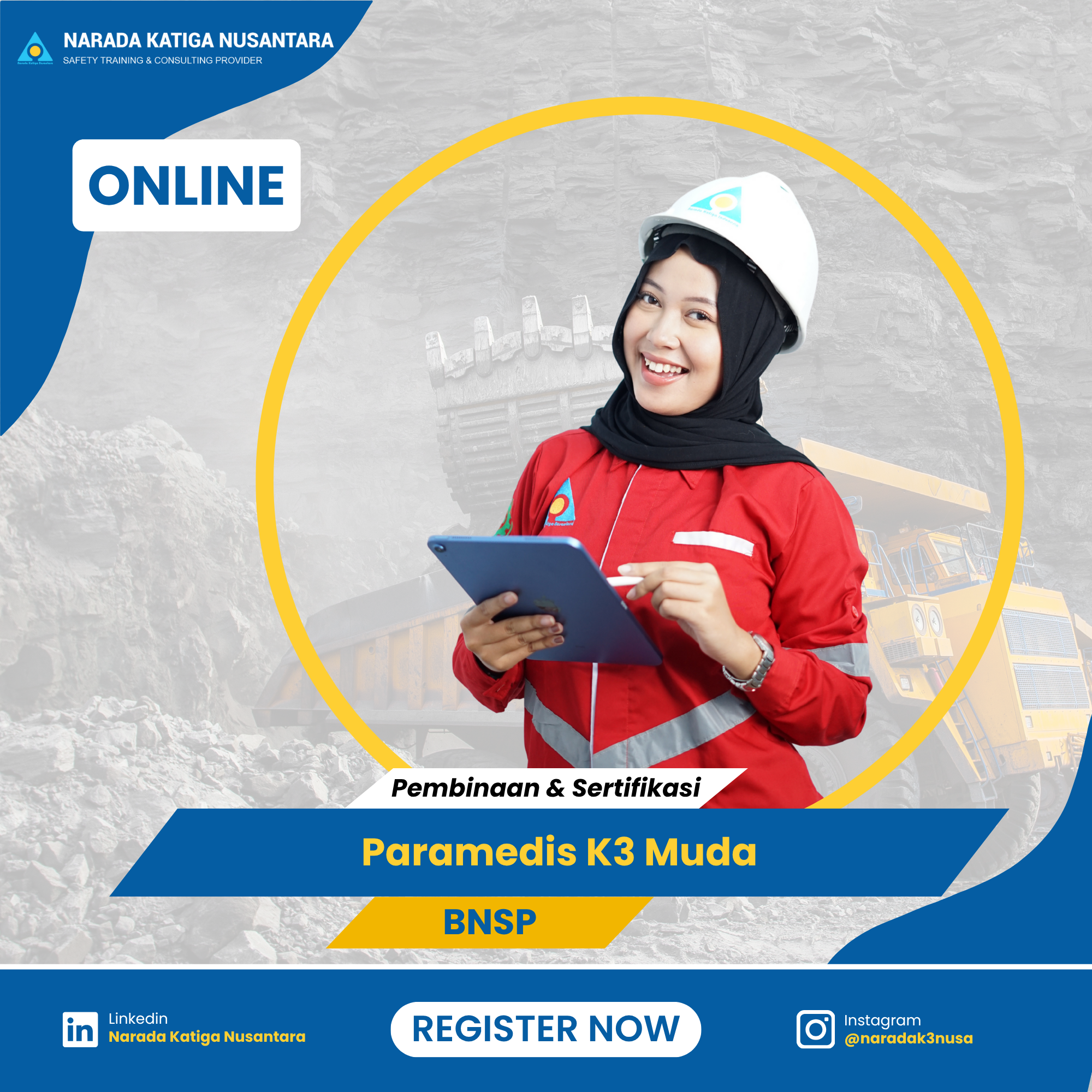 Pelatihan Paramedis K3 Muda BNSP - Online